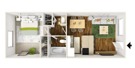 Bayonne 73-724 floor plan