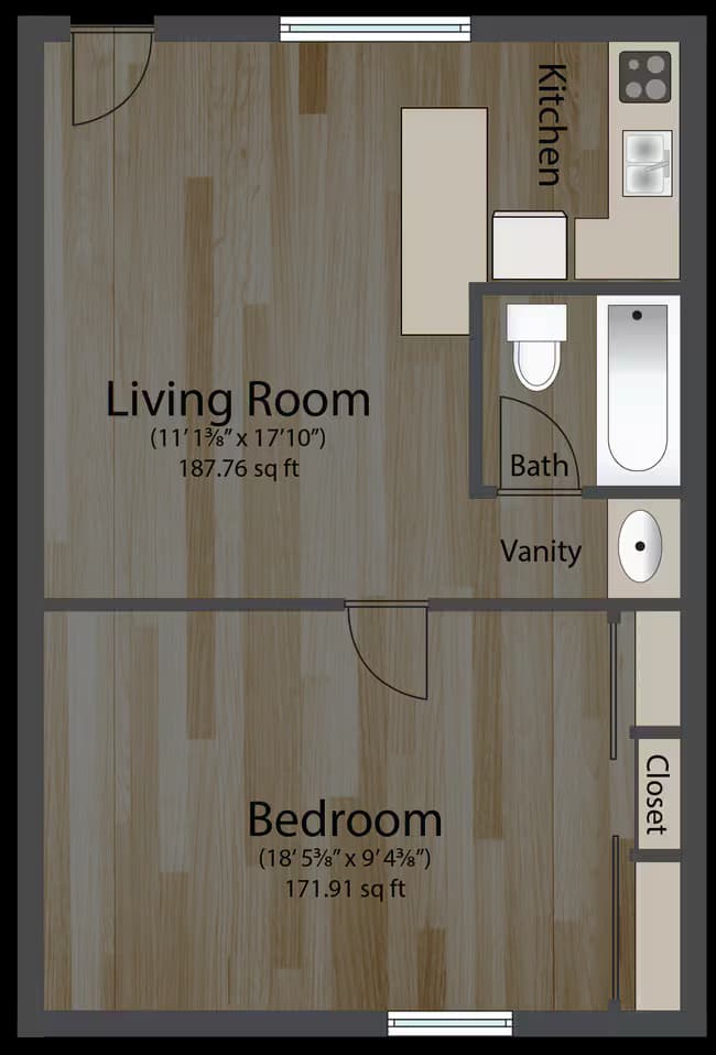 Unit 273 291 floor plan