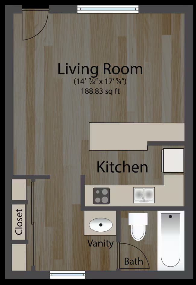 e10a - East 266 floor plan
