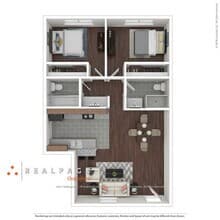 2x2 344 floor plan