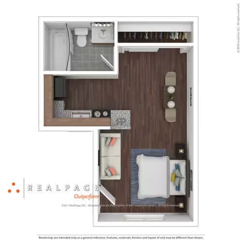 Unit 327 150 floor plan