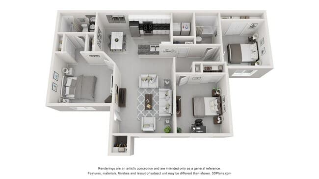 The Agave Signature K-205 floor plan