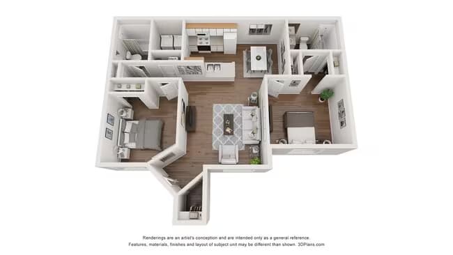 The Cactus D-205 floor plan