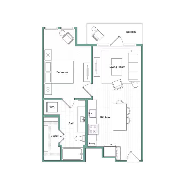 Unit 3006 4080 floor plan
