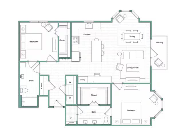 B4.1 2081 floor plan