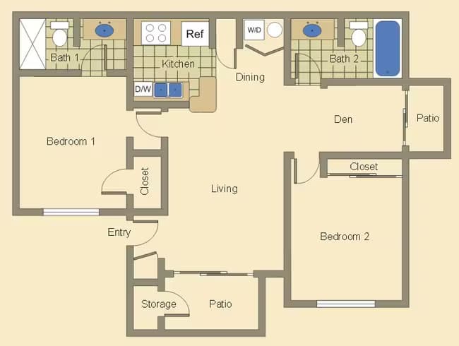 C1C 102 floor plan