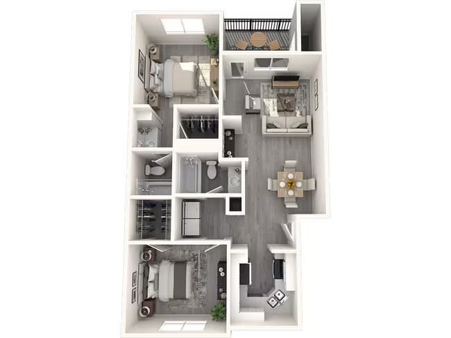 Unit 1076 1076 floor plan