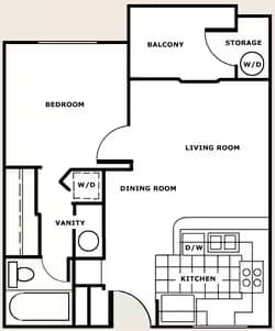 Unit 266 180 floor plan