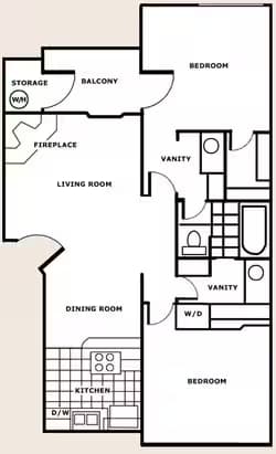 Unit 205 205 floor plan