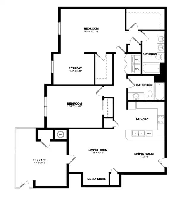 Unit 3005 3099 floor plan