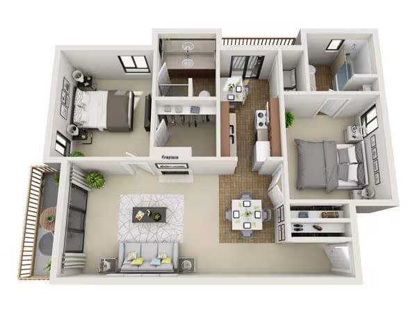 Unit 3012 2060 floor plan