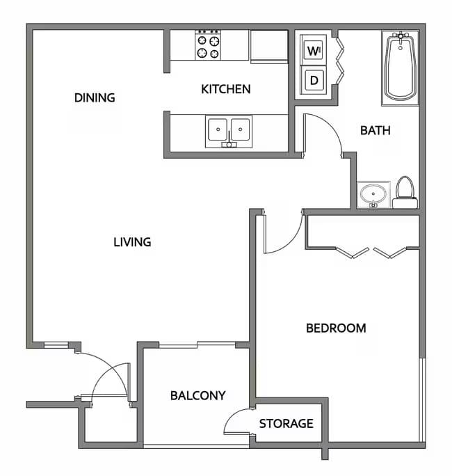 Unit 211 111 floor plan