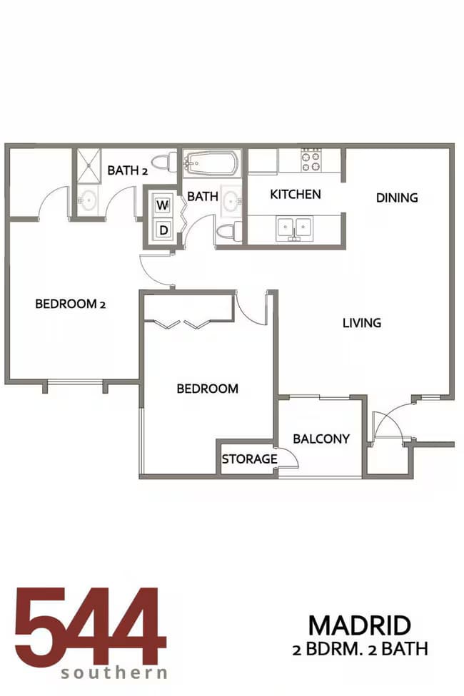 Unit 225 222 floor plan