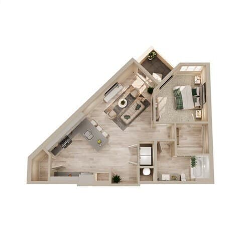 Unit 1079 1038 floor plan