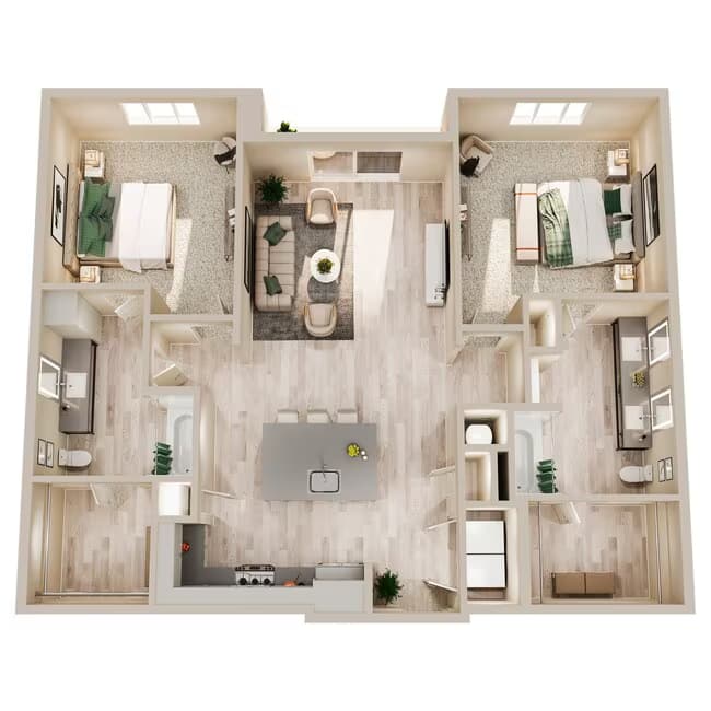 B2.1 3027 floor plan