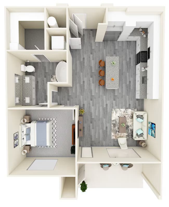 Unit 1057 1057 floor plan
