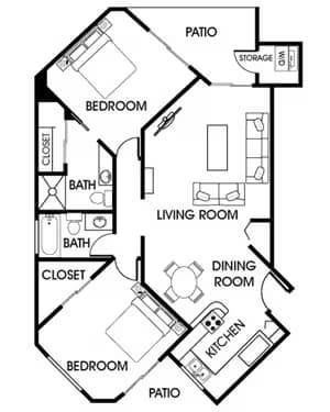 Cavallo 2090 floor plan