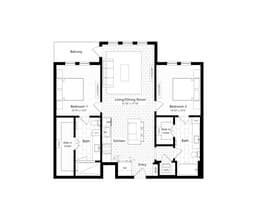B2 1007 floor plan