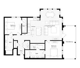 B5 1075 floor plan