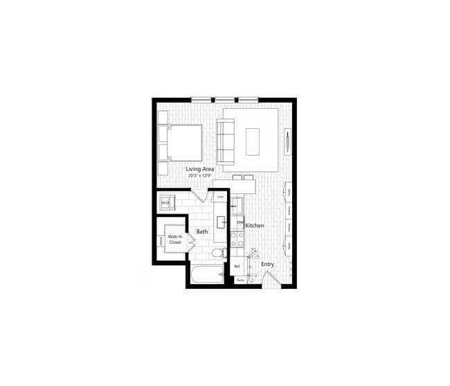 Unit 4018 3119 floor plan