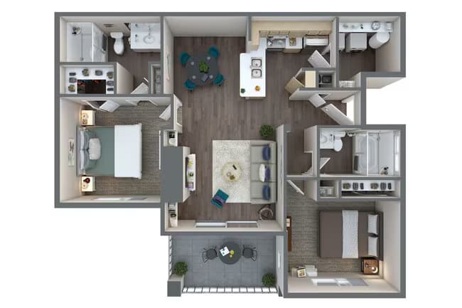 Unit 1051 1055 floor plan