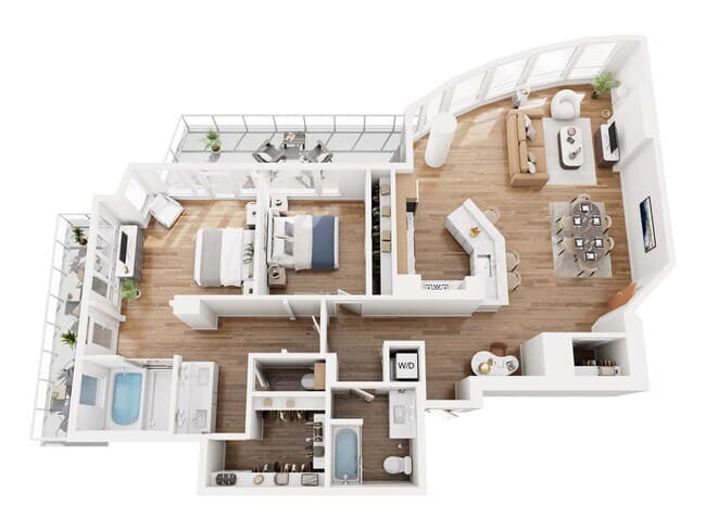 B4-PH1 3304 floor plan