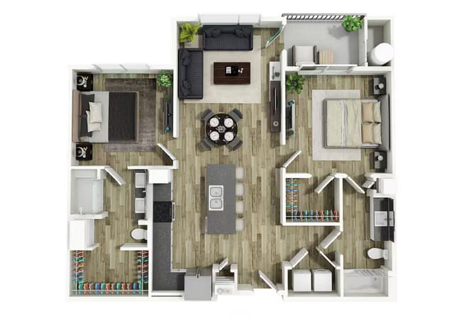 Unit 327 404 floor plan