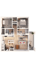 B1 16-3076 floor plan