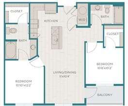 B2 6074 floor plan