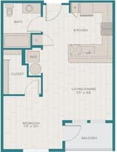 Studio 4046 floor plan