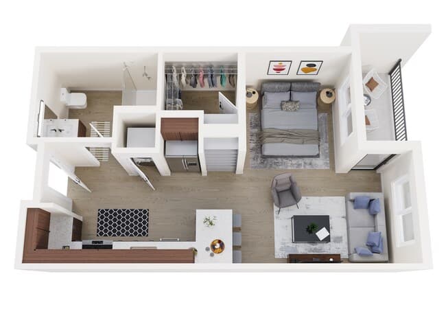 Unit 415 408 floor plan