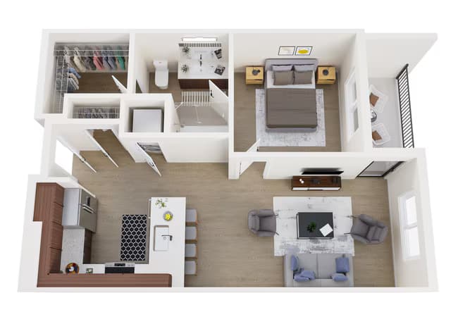 Unit 606 617 floor plan