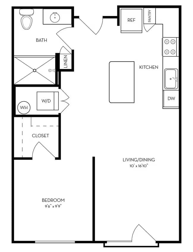 Unit 3032 1013 floor plan