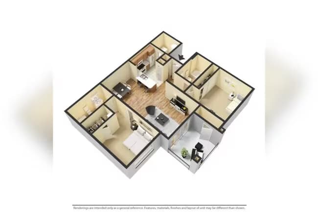 2x2-1022 3210 floor plan