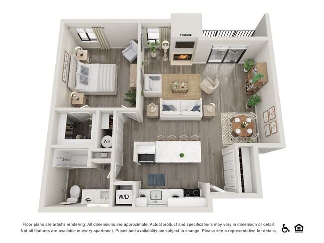 1X1 Desert Palm 0244 floor plan