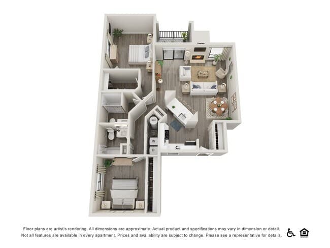 2X2 Cactus Flower 0150 floor plan
