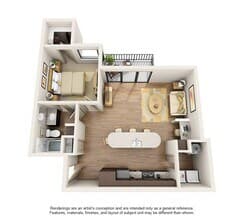 1x1 2017 floor plan