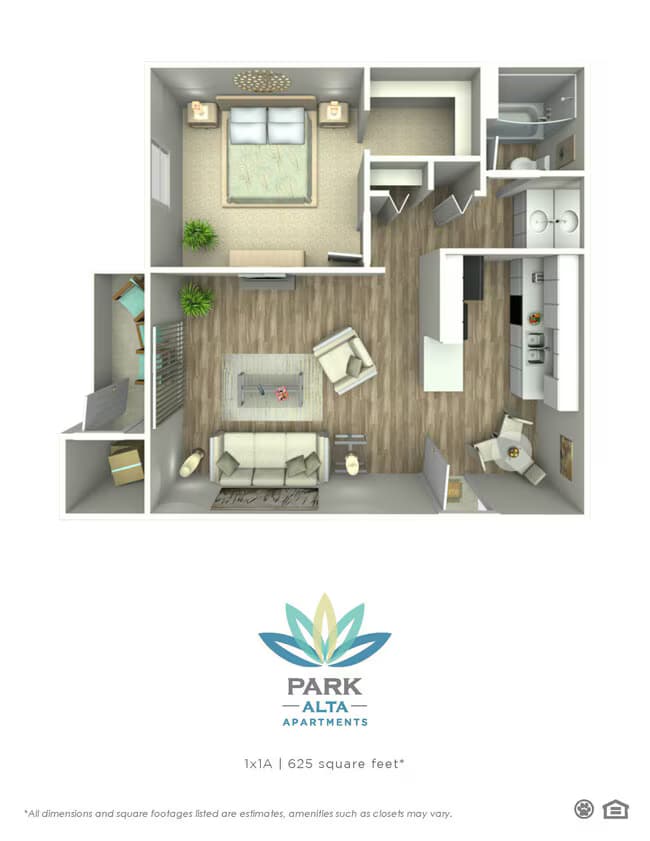 1x1A 2096 floor plan