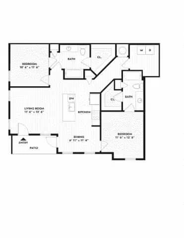 Unit 1041 1041 floor plan
