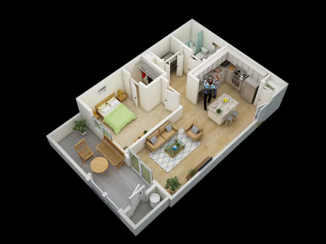 Unit 1015 1015 floor plan
