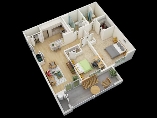 Unit 2129 2129 floor plan