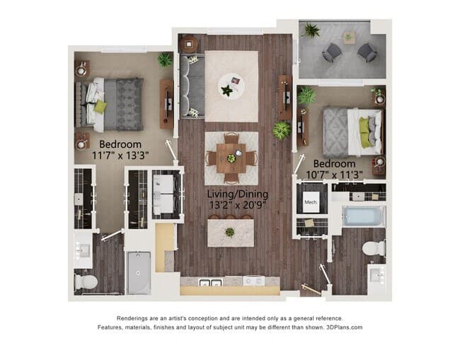 Unit 1421 1421 floor plan