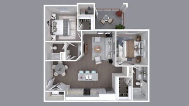 2x2-1075 2009 floor plan