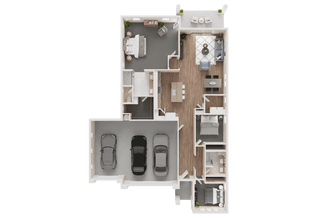 3 Bed 2 Bath - 1700 sqft 1832 floor plan