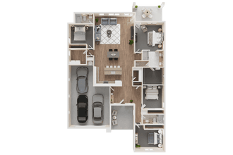4 BED, 3 BATH - 2212 SF 2352 floor plan