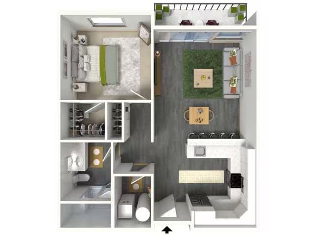 Unit 506 313 floor plan