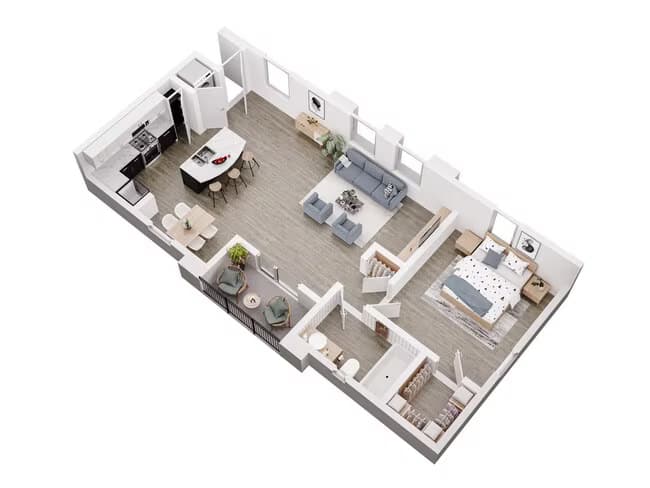 Unit 203 203 floor plan