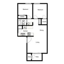2X1-850 1058 floor plan