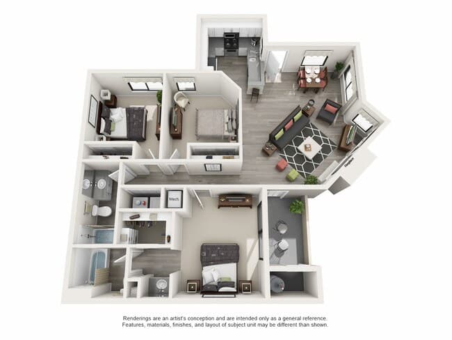 Unit 2106 1075 floor plan
