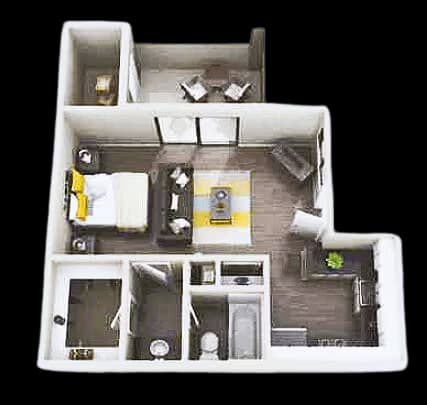 Unit 1019 1019 floor plan